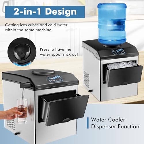 Fabricadora de Hielo con Dispensador de Agua 2 en 1 miniatura 3