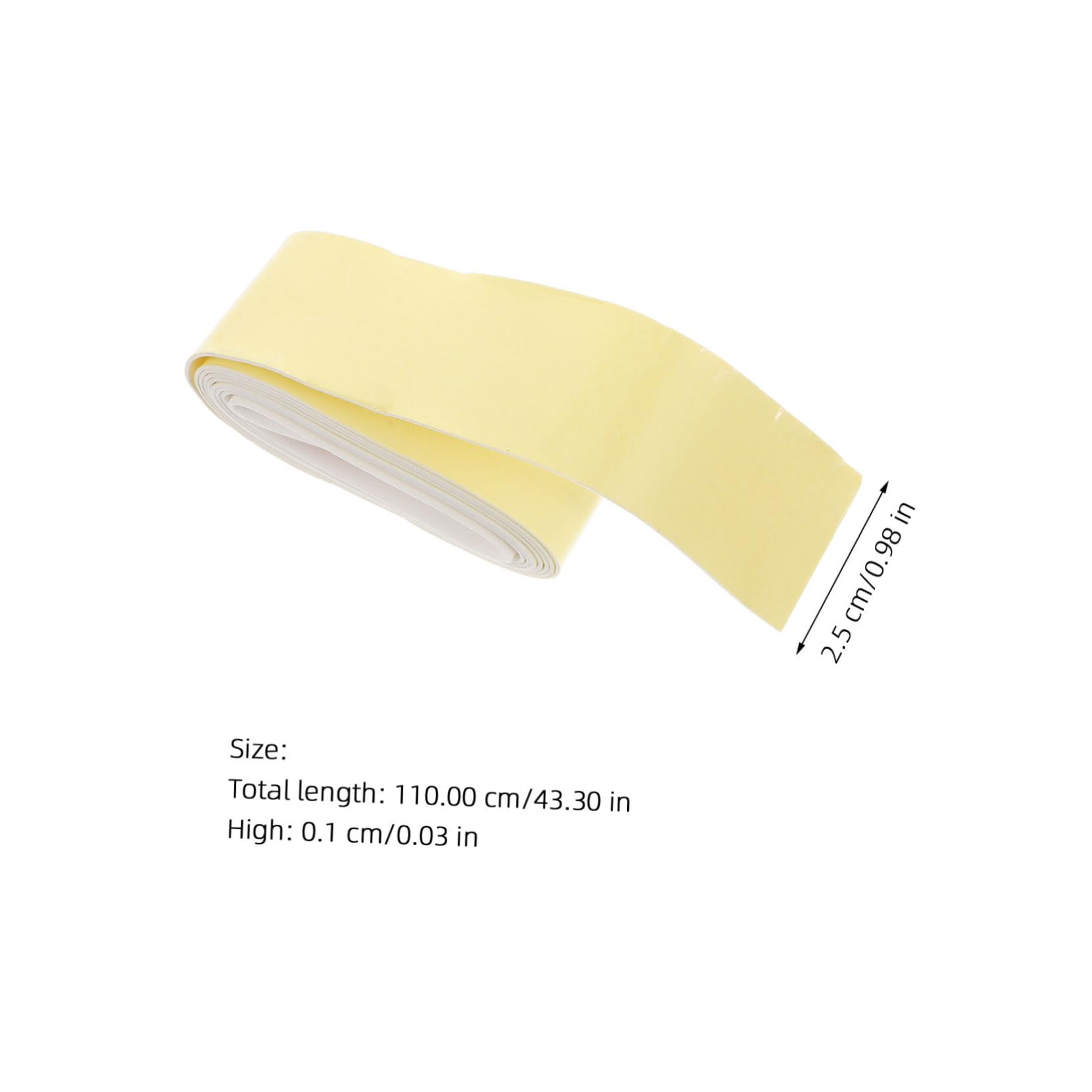 GANAZONO Grip Wrap for Badminton Racket 2 Pack Tennis Handle Tape Anti-Slip Sweat-Absorbent Comfortable Gradient Yellow