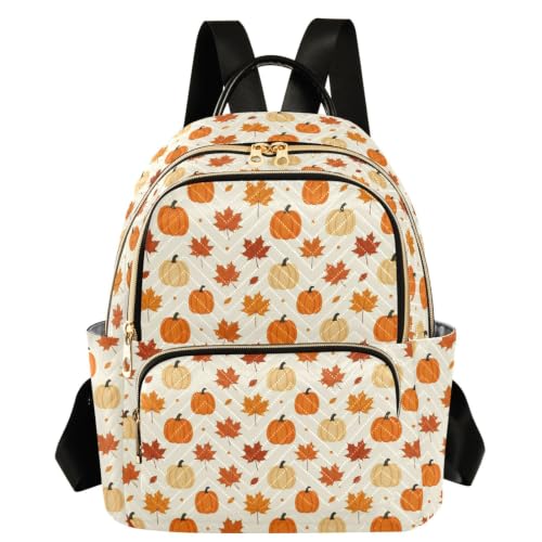 Mochila informal de hojas de arce para paseos diarios y rutinas urbanas
