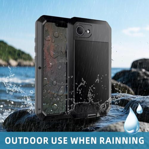 Coque iPhone 16e protection armure durable en métal de qualité supérieure
