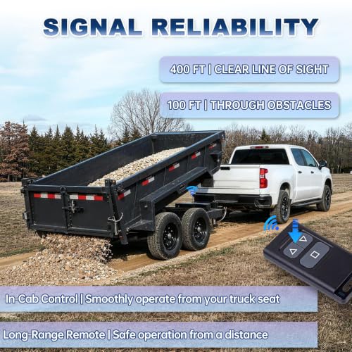 Wireless Dump Trailer Remote Kit Upgrade - 3 & 4 Wire Hydraulic Controller by eshcol - Used condition - Image 2
