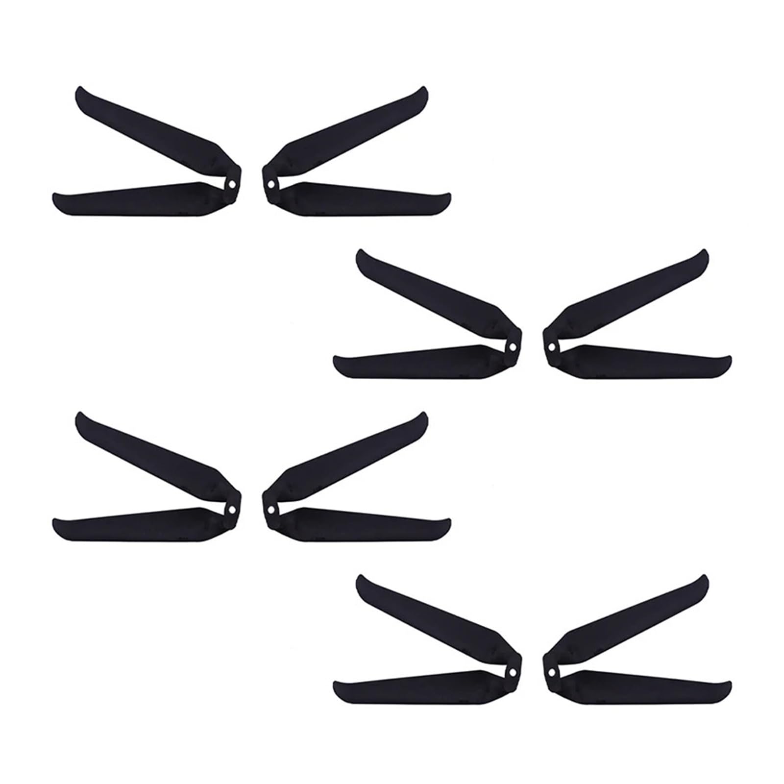 4 pares F9046 F8041 F7036 hélice plegable de 7 pulgadas CW CCW 2 hojas/3 hojas fibra vidrio Nylon Compatible for Dron RC largo alcance(F1307 Metal Clip)