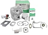 PARTSDEPOT Meteor Kit cilindro pistone compatibile con Stihl MS260, 026 44mm con guarnizioni Nikasil
