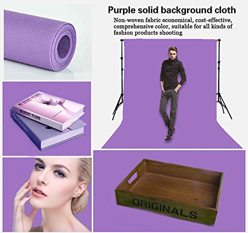Lylycty 5X7Ft Photography Studio Non-Woven Backdrop Light Purple Backdrop Solid Color Backdrop Simple Background Ly087 #TOP7