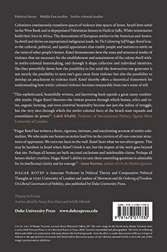 The Colonizing Self: Or, Home and Homelessness in Israel/Palestine