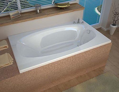 Venzi Talia 42 x 66 Rectangular Air Jetted Bathtub with Right Drain By Atlantis