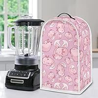 Copertura Antipolvere Per Frullatore Poceacles Con Fantasia Fiori Di Cavallo: Proteggi I Tuoi Elettrodomestici Con Stile! In Tessuto 600D Resistente Agli Schizzi, Facile Da Pulire. Dimensioni 24x18,5x40,5cm, Adatta A Frullatori, Macchine Da Caffè E Robot Da Cucina. Con Maniglia. - 3