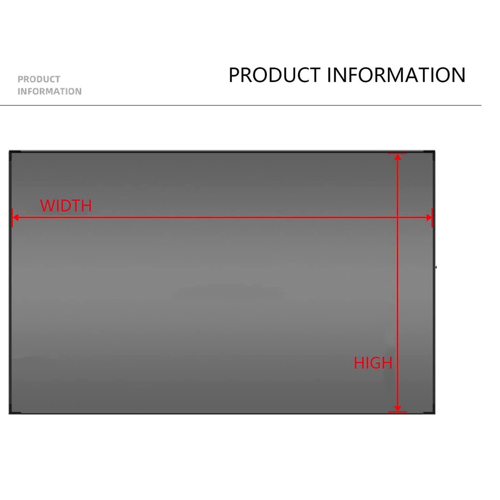 Protecteur D'écran D'ordinateur HD pour 25 Pouces, Film Souple Anti-lumière Bleue, Convient Aux Écrans LCD, LED, 4k OLED, QLED,HD-25inch(554x312mm)