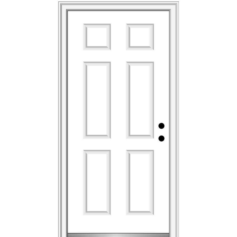 National Door Company ZZ06677L Fiberglass Smooth, Painted, Left