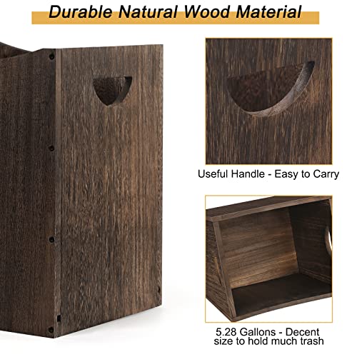 Wood-Trash-Can-Rustic-Farmhouse-Style-Wastebasket-528-Gallon-Trash-Can-Medium-Garbage-Bin-with-Handle-for-Bathroom-Kitchen-Living-Room-Bedroom-Office-Trash-Can-1-Rustic-Brown