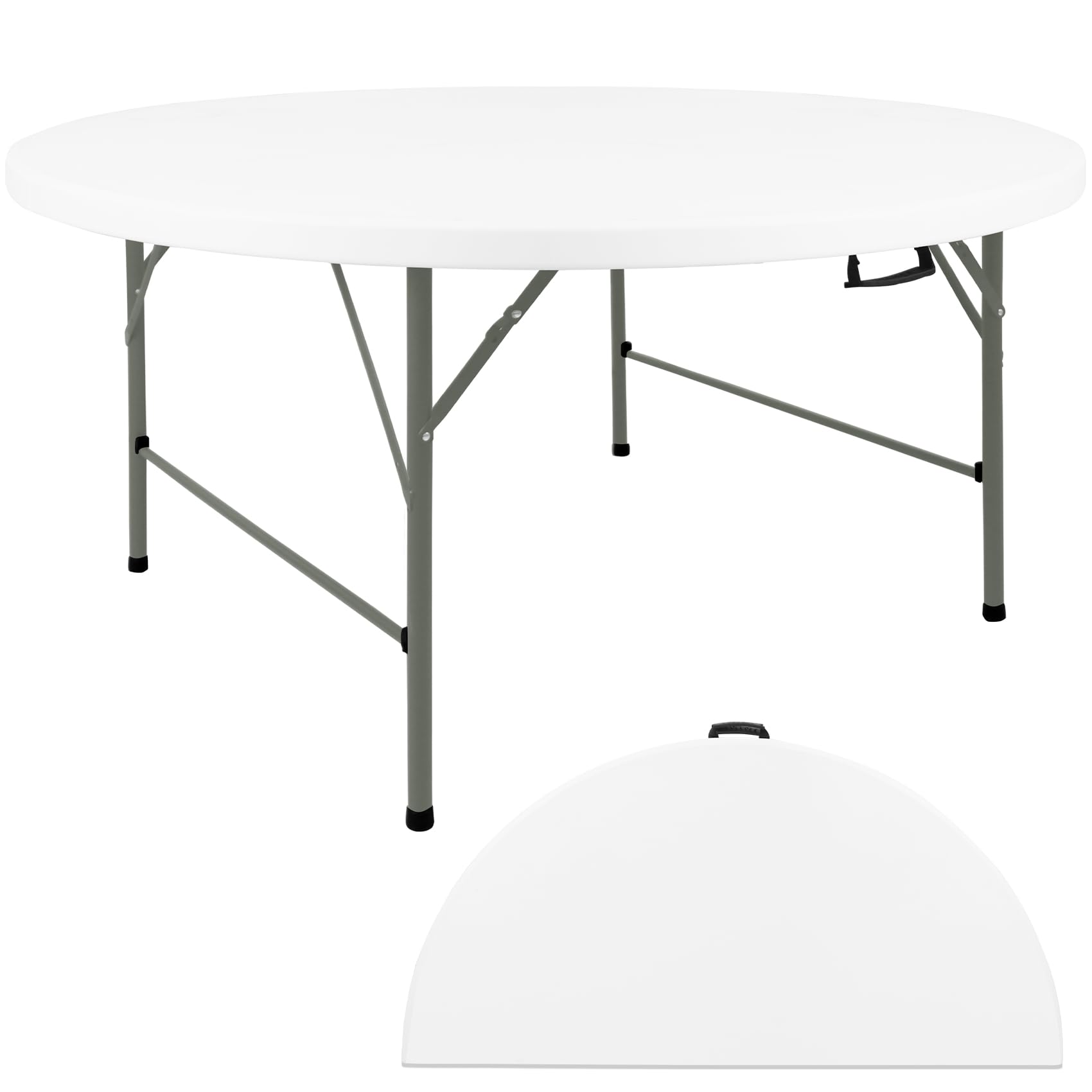 Photo 1 of HAISIWLKJ 6FT Round Folding Table