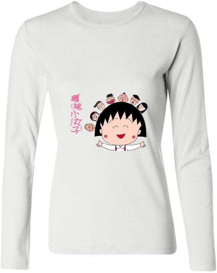 Women's Chibi Maruko Chan Long Sleeves T Shirt
