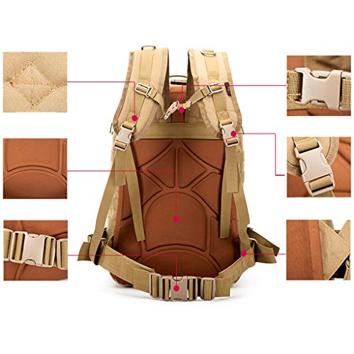 Wxhwb Male And Female Outdoor Mountaineering Bag Camping Trip Backpack Mountain Climbing Backpack, (Color : Brown) #TOP3