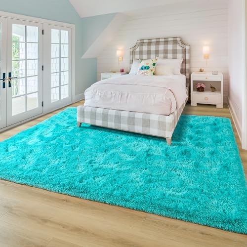 image for junovo Washable, Non-Slip Area Rug, Ultra Soft Area Rugs 6x9 Feet Fluf