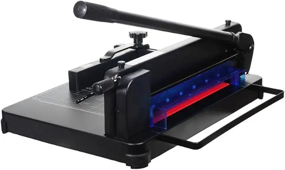 Guilhotina Semi Industrial Guilhotec Para Folha A4 400 Papel, Cortador De Papel, Profissional, Corte Precisão para Papelaria e Escritório