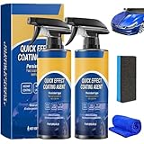 Quick Effect Coating Agent Spray, 3 in 1 Schnellwirkungs-Beschichtungsmittel Auto-Beschichtungsspray, Hochschutz Spray Coating Agent Autos Kratzer Entferner Beschichtungsspray Autolack Kratzer auto