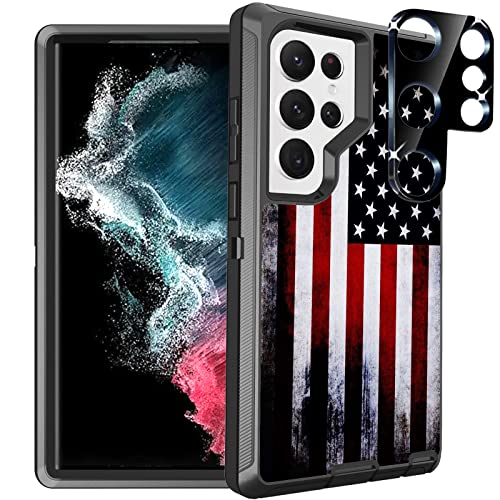 Coque Samsung S23 Ultra antichoc de qualité militaire avec cache objectif