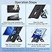 Laptop Screen Extender Monitor Portable - 16.1'' FHD 1200P Portable Screen for Laptops, 360° Rotating, Plug & Play, Detachable Stand, Height Adjustable Laptop Monitor Extender for Mac/Win/Phone/Tablet