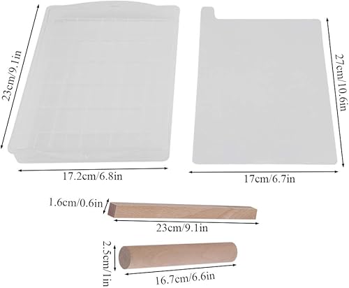 Vista 7 de Juego de bandejas de herramientas de turrón hechas a mano de bricolaje, juego de bandeja de turrón de silicona, alfombrilla de fabricación