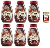 Fabbri Topping Caramello süße Karamellsauce für Eis, Desserts und Kaffee 6x 225g Gluten-frei gebrauchsfertige Sauce dessertsaucen + Italian Gourmet polpa 400g