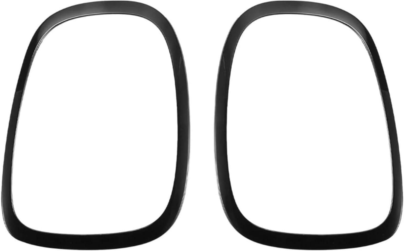 Headlamp Bezel Tail Light Trim Ring Glossy Black Compatible For Mini Cooper F55 F56 F57 With Installation Tool(Tail Light Bezel)