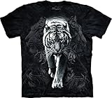 The Mountain Men's White Tiger Stalk Short Sleeve T-Shirt