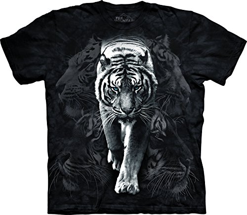 The Mountain Men's White Tiger Stalk Short Sleeve T-Shirt