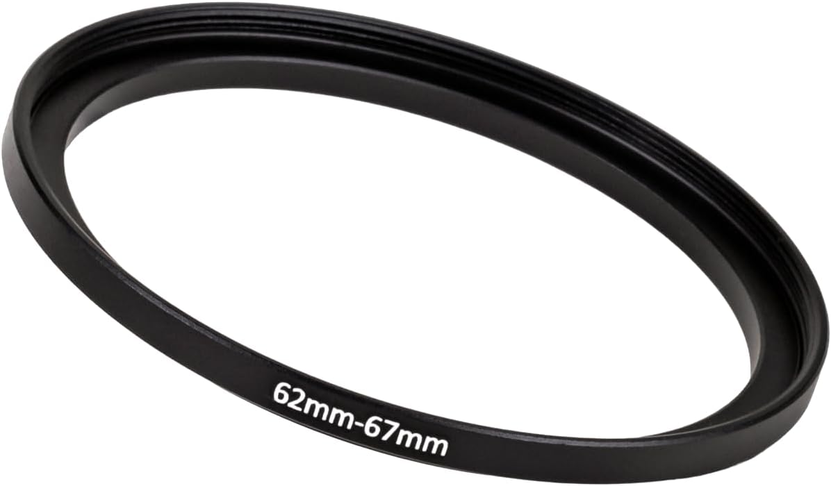 62mm to 67mm Step-Up Ring Filter adapter (62mm-67mm) Camera Filter Ring for 67mm UV ND CPL Filter (MPIXO)