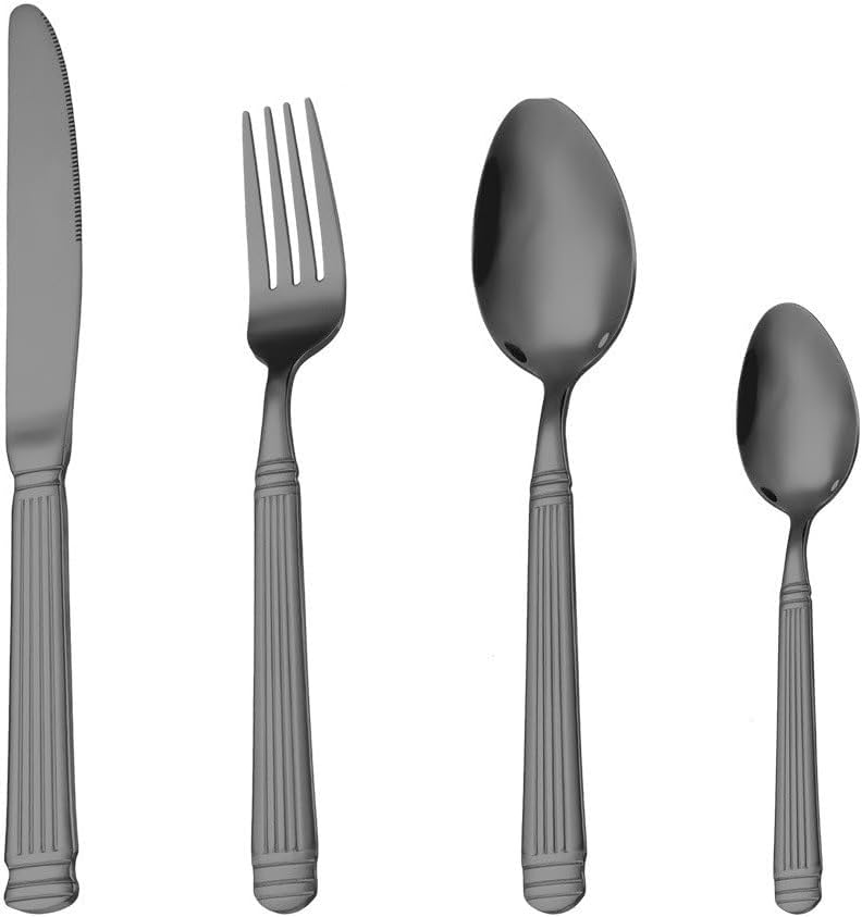 TOOLS 】ステーキ ナイフ＆フォークセット – ブランシェストア ステーキナイフ フォークセット ウエスタンステーキハウスホテルナイフ、フォーク、スプーンセット 新生活 結婚祝い 新築祝い(Colo