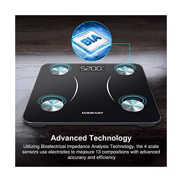 Báscula Grasa Corporal Báscula de Baño Bluetooth con APP Inteligente, 13 Monitores - Imagen 4