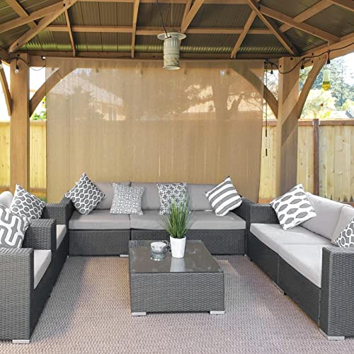 Top Finel Decorative Throw Pillow Covers Soft Microfiber Outdoor Cushion Covers 18 X 18 For Couch Bedroom Car, Pack Of 6, Grey #TOP6