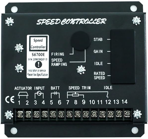 S6700H S6700E Speed Governor Controller Generator Control Unit Module(S6700E)