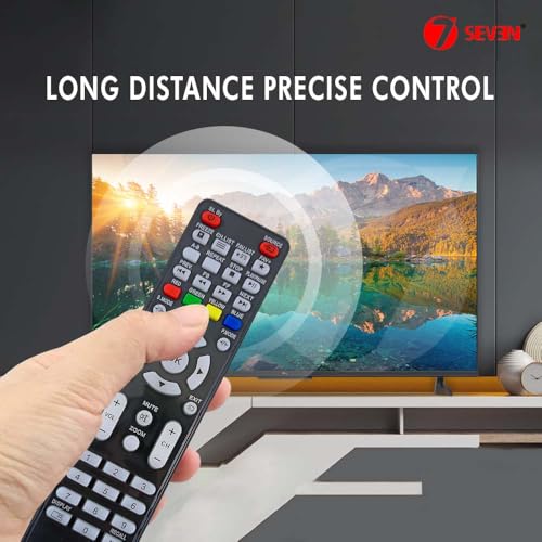 Image of 7SEVEN Remote for Reconnect Tv Suitable for LCD LED Reliance Brand Television Remote Control - Match Exactly with Existing Remote Key by Key for Better Performance