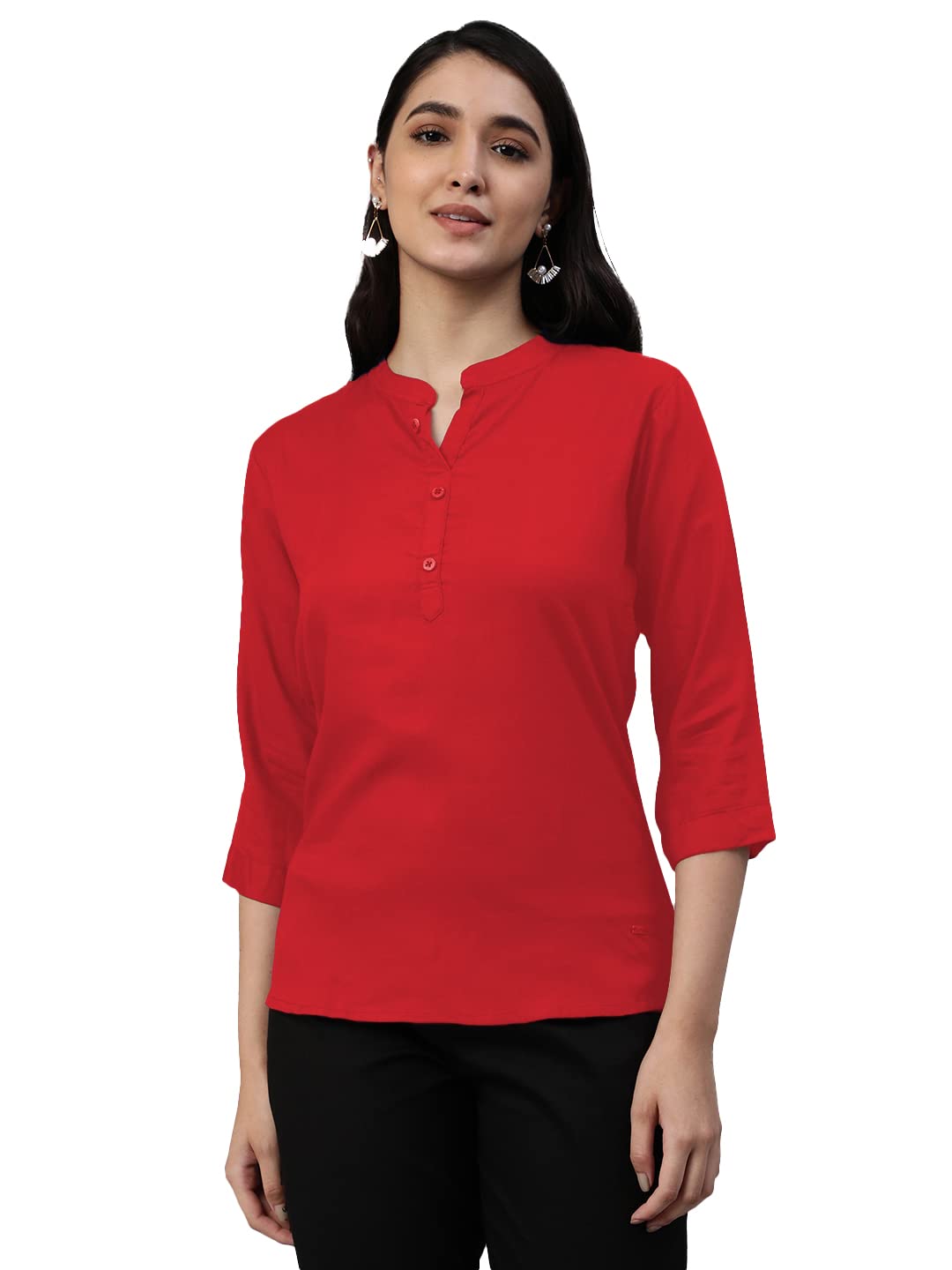 Lyra 430 Pure Rayon Woven Tunic for Women