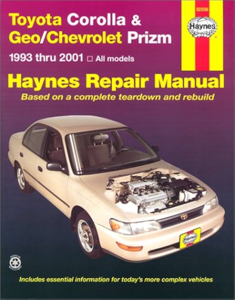 Toyota Corolla & Geo/Chevrolet Prizm 1993-2001 (Hayne's Automotive