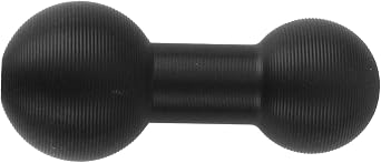 BOXOB 20mm to 17mm Ball Mount Arm, Black Aluminum Alloy Ball Adapter Extension Connector for Secure Attachment for Mounting Arm with 17mm Connections