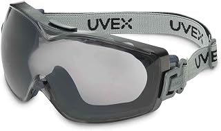 Uvex Stealth OTG Safety Goggles with Gray HydroShield Anti-Fog Lens & Neoprene Headband (S3971HS)