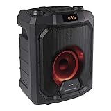 6 Soundvoreinstellungen (Pop, Funk, Balance, Jazz, Rock, Samba), 12V/4.000 mAh Akku für bis zu 6 Std. Musikwiedergabe