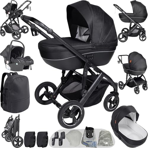 Nine point nine Carrito Bebe 3 en 1, Carricoche 3 Piezas con Capa...