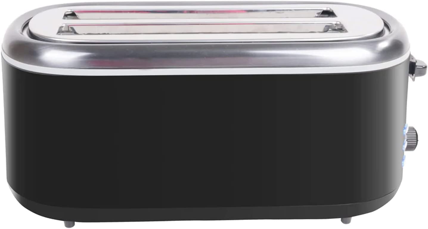 Suinga - Tostapane a 2 fessure extra lunghe. 1300 W, 7 livelli di tostatura, 3 funzioni: Stop, Riscaldare e scongelare