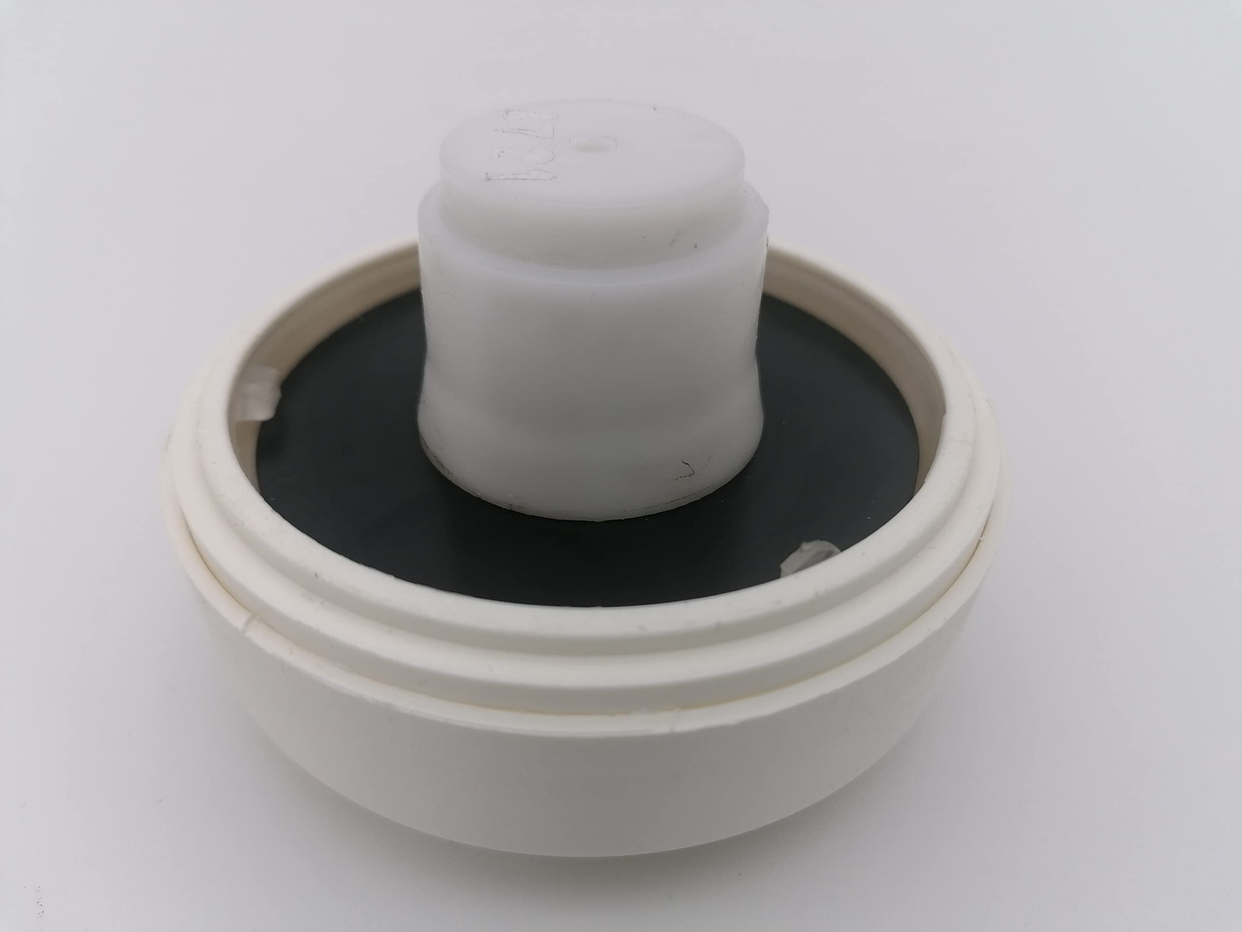 CR-MOESANCO® Tapa Blanca de Depósito de Agua para Caravana, con 3 Asideros Hundidos,Entrada de Agua con LLaves, Cierre de Polipropileno, Camping, Remolque, Autocaravana, a Prueba de Fugas.