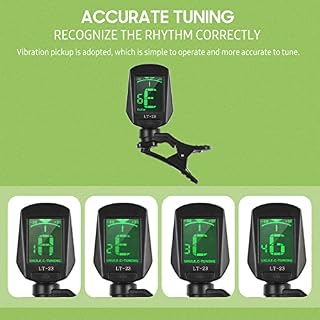 caigou Accordeur de guitare accordeur à clipser Mini accordeur électronique numérique avec écran LCD pour guitare basse… - Les Beatles, Paul McCartney, John Lennon, RIngo Starr, George Harrison caigou Accordeur de guitare accordeur à clipser Mini accordeur électronique numérique avec écran LCD pour guitare basse… – Image 4