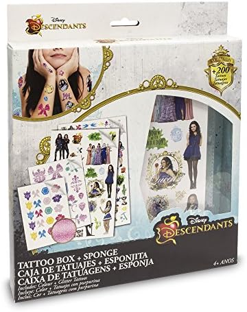 Descendants Premium Movie and Character Tattoos 200 Piece Set
