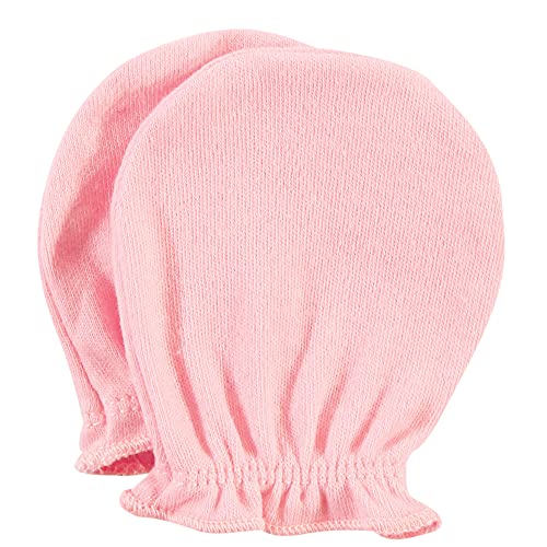 Hudson Baby Baby Girls Cotton Scratch Mittens, Rose, 0-6 Months Us #TOP7