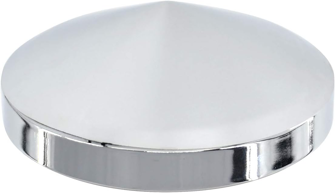 Chrome Pointed Rear Hub Cap 8" ID