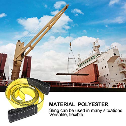 VILLCASE 2 Pcs Cintas da Eslinga de Levantamento Reforçadas Cintas de Recuperação da Eslinga de Leva