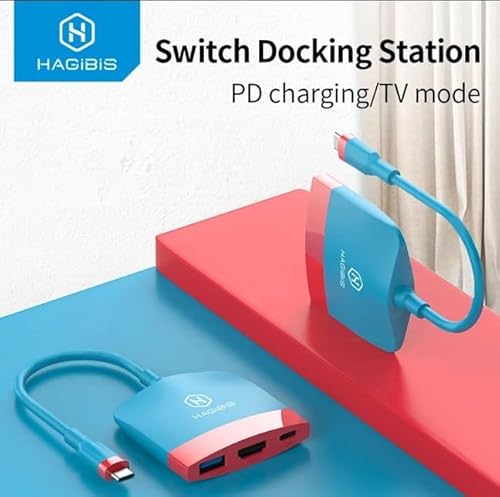 Adaptador Hub Dock 3x1 Tipo-c, HDMI 4K 60Hz, USB 3.0, PD 100W, video game, Macbook, Celular, Tablet,