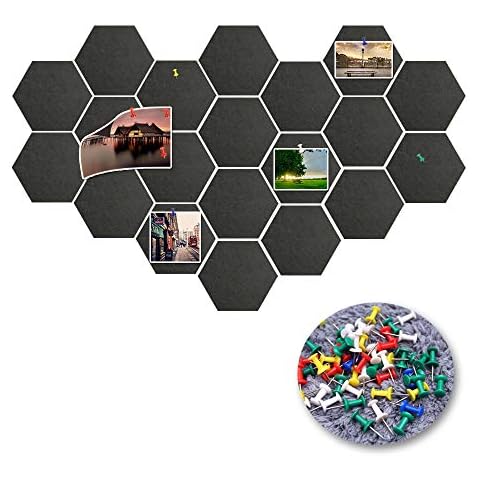 Tableau d'affichage en liège hexagonal Cover