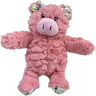 Pet Lou Pig Plush Squeker Dog Toy, 9-inch Height