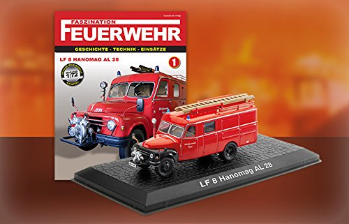 De Agostini LH 8 Hanomag Al 28  Camión bomberos Feuerwehr bomberos  Die Cast Escala 1: 72